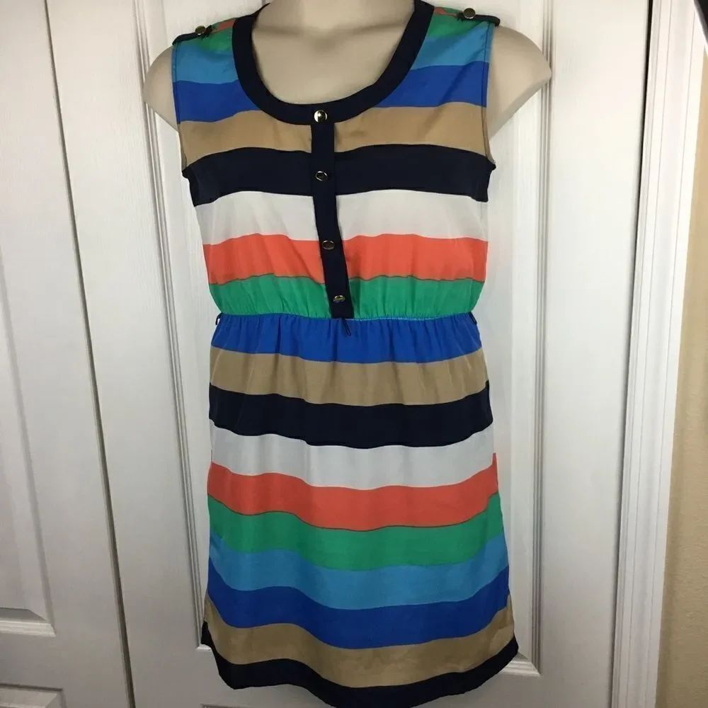 Bailey Blue Striped Dress‎